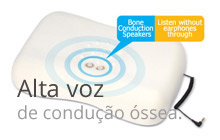 Podes ouvir música e ouvir rádio sem qualquer preocupação de ferir os ouvidos, ao contrario, do que pode acontecer com os auriculares quando adormeces. 